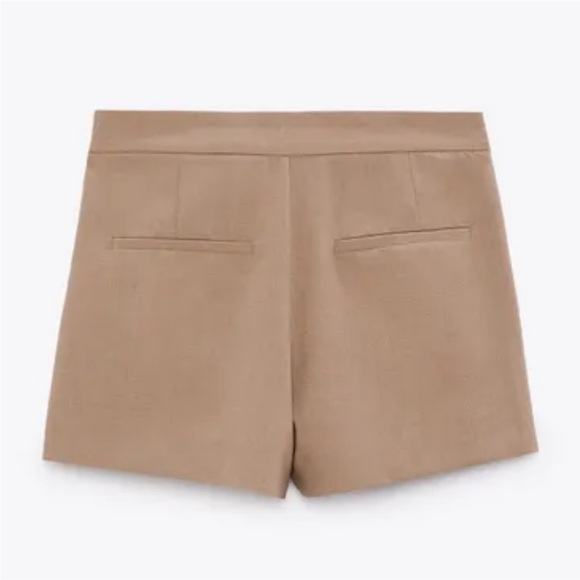 Zara pleated front skort size S🤎 - Picture 8 of 14